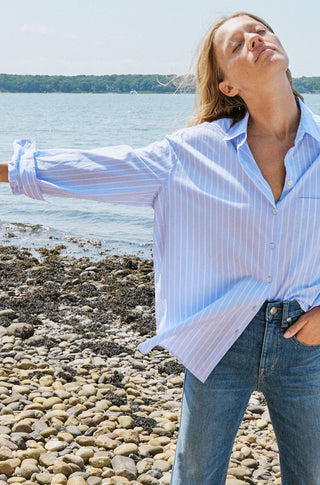 The Deep End – Blue skies stripe