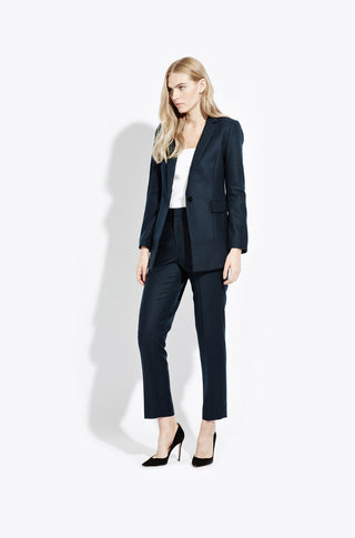 The Slim Trouser – Bleu fir