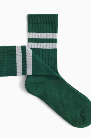 The Varsity Stripe – Green gray