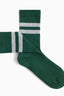The Varsity Stripe  – Green/Gray