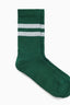 The Varsity Stripe  – Green/Gray
