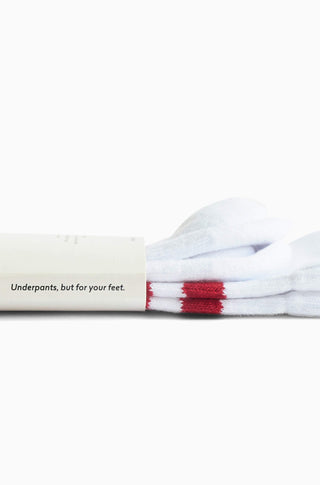 The Varsity Stripe – White red