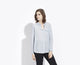 The Floating Cotton Shirt – Indigo stripe