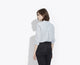 The Floating Cotton Shirt – Indigo stripe