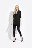 The Silky Tunic Shirt  – Black