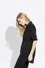 The Silky Tunic Shirt  – Black