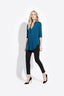 The Silky Tunic Shirt  – Bleu Fir