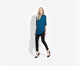 The Silky Tunic Shirt – Bleu fir