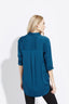 The Silky Tunic Shirt  – Bleu Fir