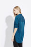 The Silky Tunic Shirt  – Bleu Fir