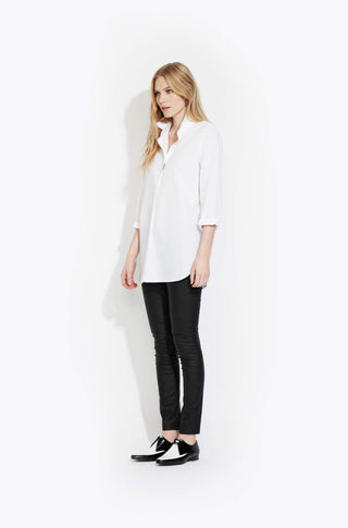 The Easy Shirt in Poplin – White