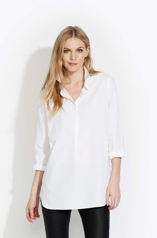 The Easy Shirt in Poplin – White