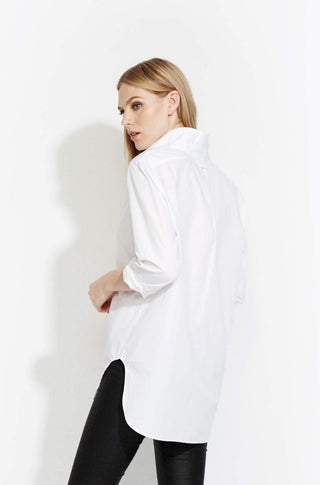 The Easy Shirt in Poplin – White