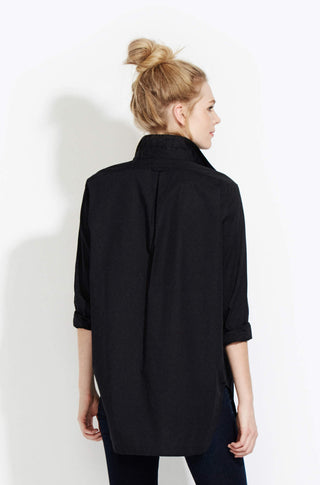 The Easy Shirt in Poplin – Black