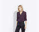 The Striped Clean Shirt – Maroon navy