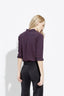The Striped Clean Shirt  – Maroon/Navy