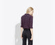 The Striped Clean Shirt – Maroon navy