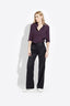 The Striped Clean Shirt  – Maroon/Navy