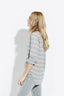 The Striped Clean Shirt  – Silver/Cloud