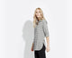 The Striped Wooly Tunic – Black white