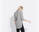 The Striped Wooly Tunic – Black white