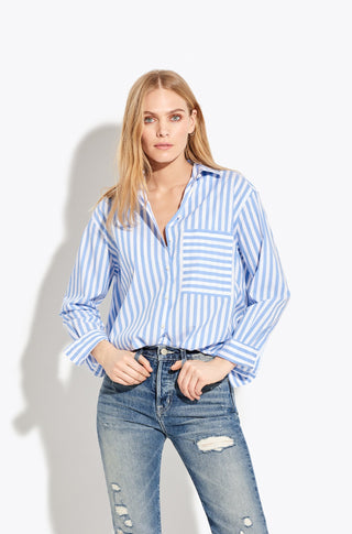 The Deep End – Blue white stripe