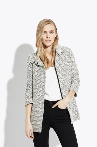 The Radial Jacket – Black white