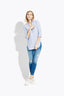 The Striped Easy Shirt  – Blue & White Bold Stripe