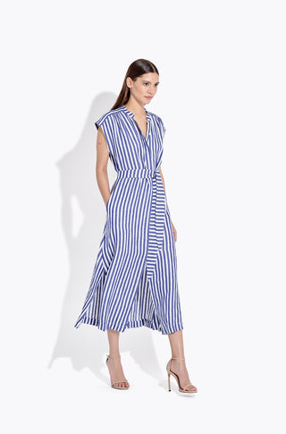 The Sunset Dress – Royal stripe