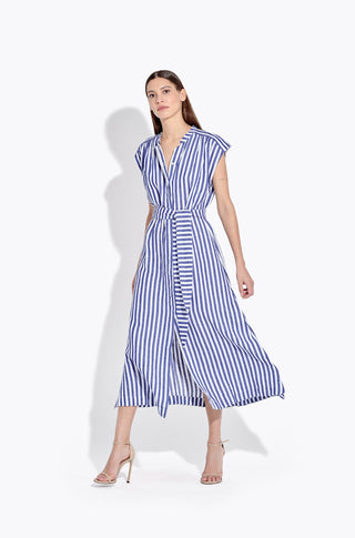The Sunset Dress – Royal stripe