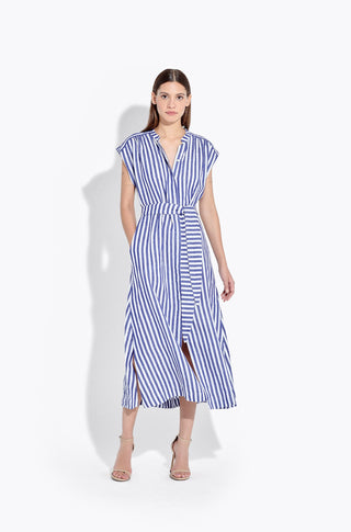 The Sunset Dress – Royal stripe