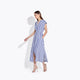 The Sunset Dress – Royal stripe