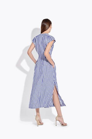The Sunset Dress – Royal stripe