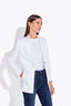 The Coup Blazer in Linen  – White