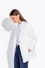 The Coup Blazer in Linen  – White