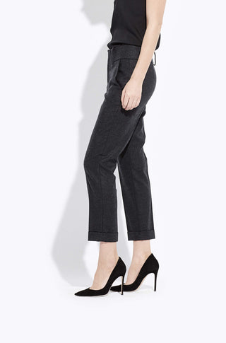 The Cuffed Pant – Heather charcoal