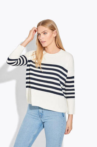 The Radio – Ice cream w navy stripe