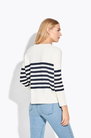 The Radio – Ice cream w navy stripe