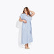 The Sunset Dress – Striped linen