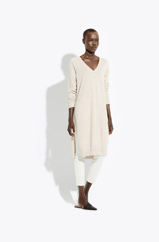 The Hi-Side Tunic – Heather camel