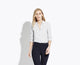 The Striped Easy Shirt – Grey fine stripe