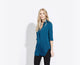 The Silky Tunic Shirt – Bleu fir