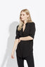 The Silky Tunic Shirt  – Black