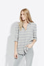 The Striped Clean Shirt  – Silver/Cloud