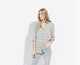 The Striped Clean Shirt – Silver cloud